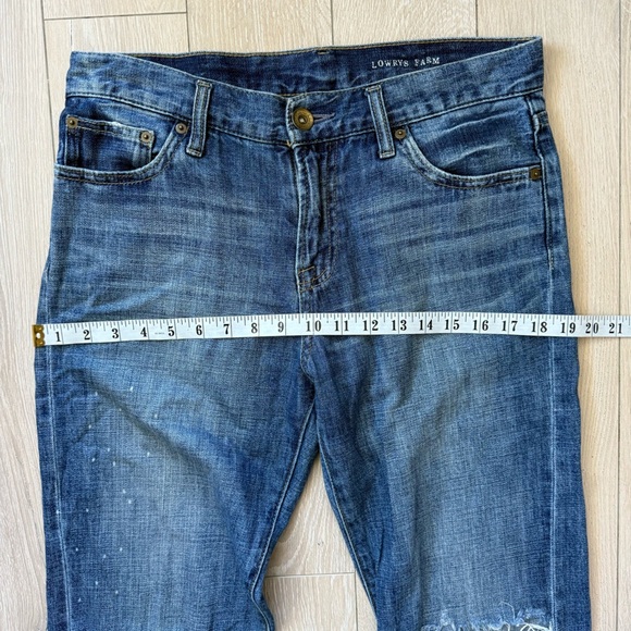 Lowrys Farm Japanese Brand Distressed Straight Jeans Women’s Size 4 - Picture 3 of 12